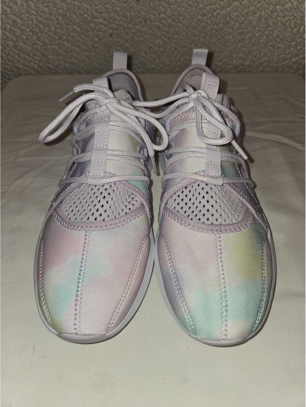 Fabletics Brookside Performance Sneakers Featuring A Pastel Tie-Dye Upper...